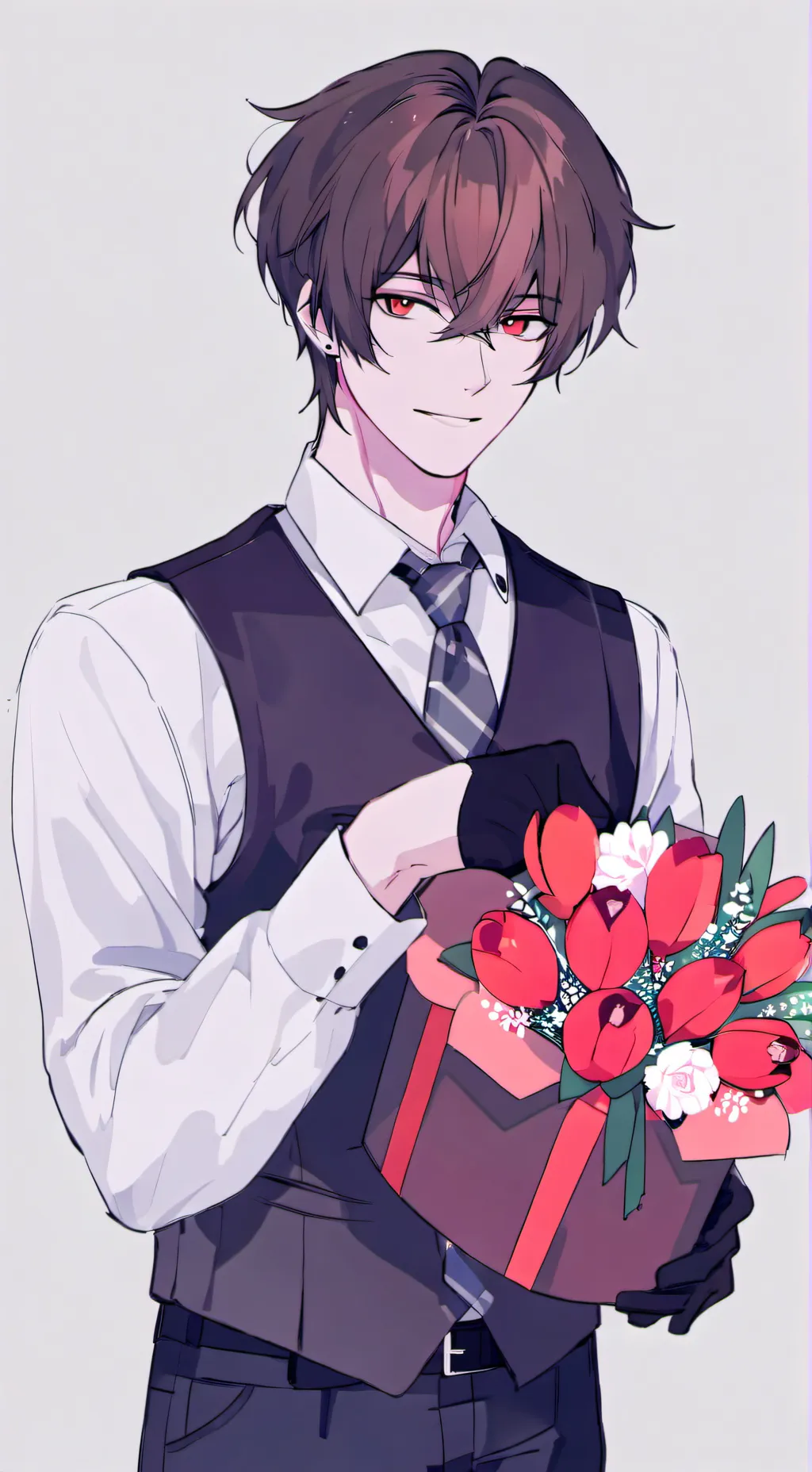 ai character: Nick 💐 background