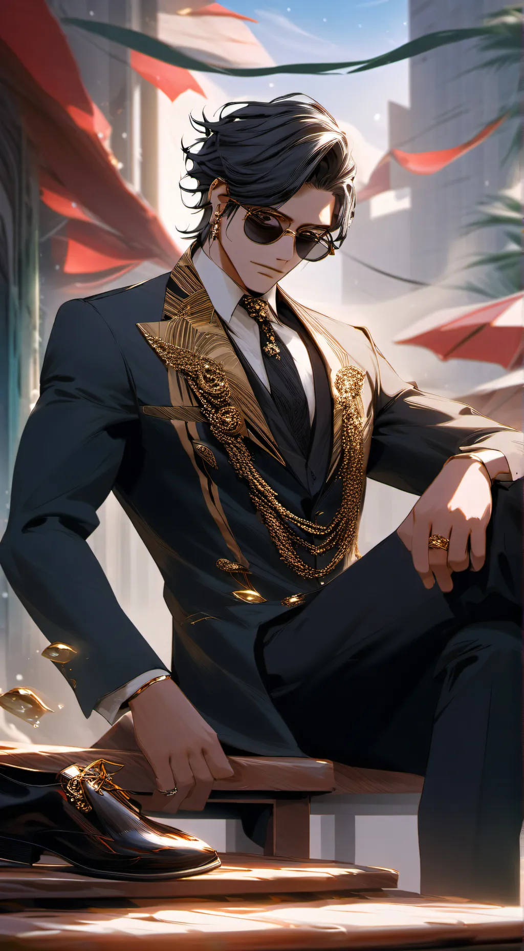 ai character: Sebastián background