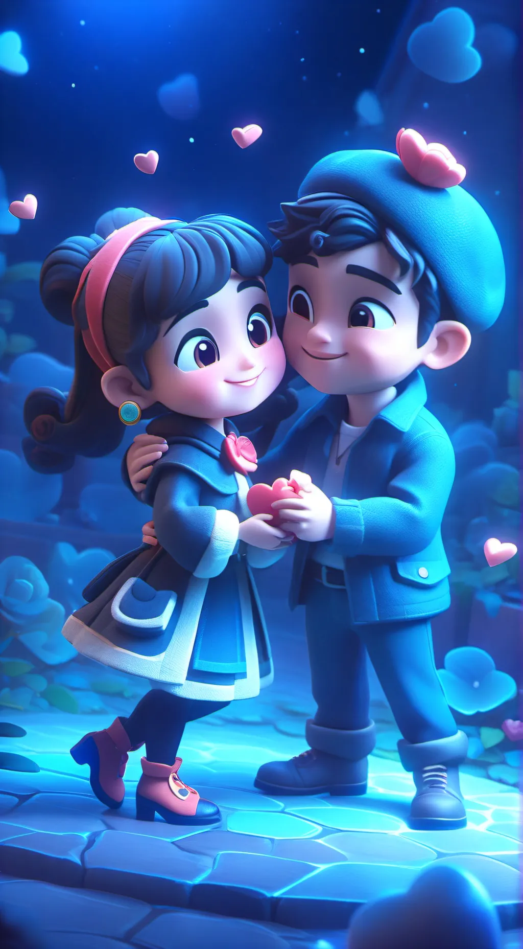 ai character: DW V-day background