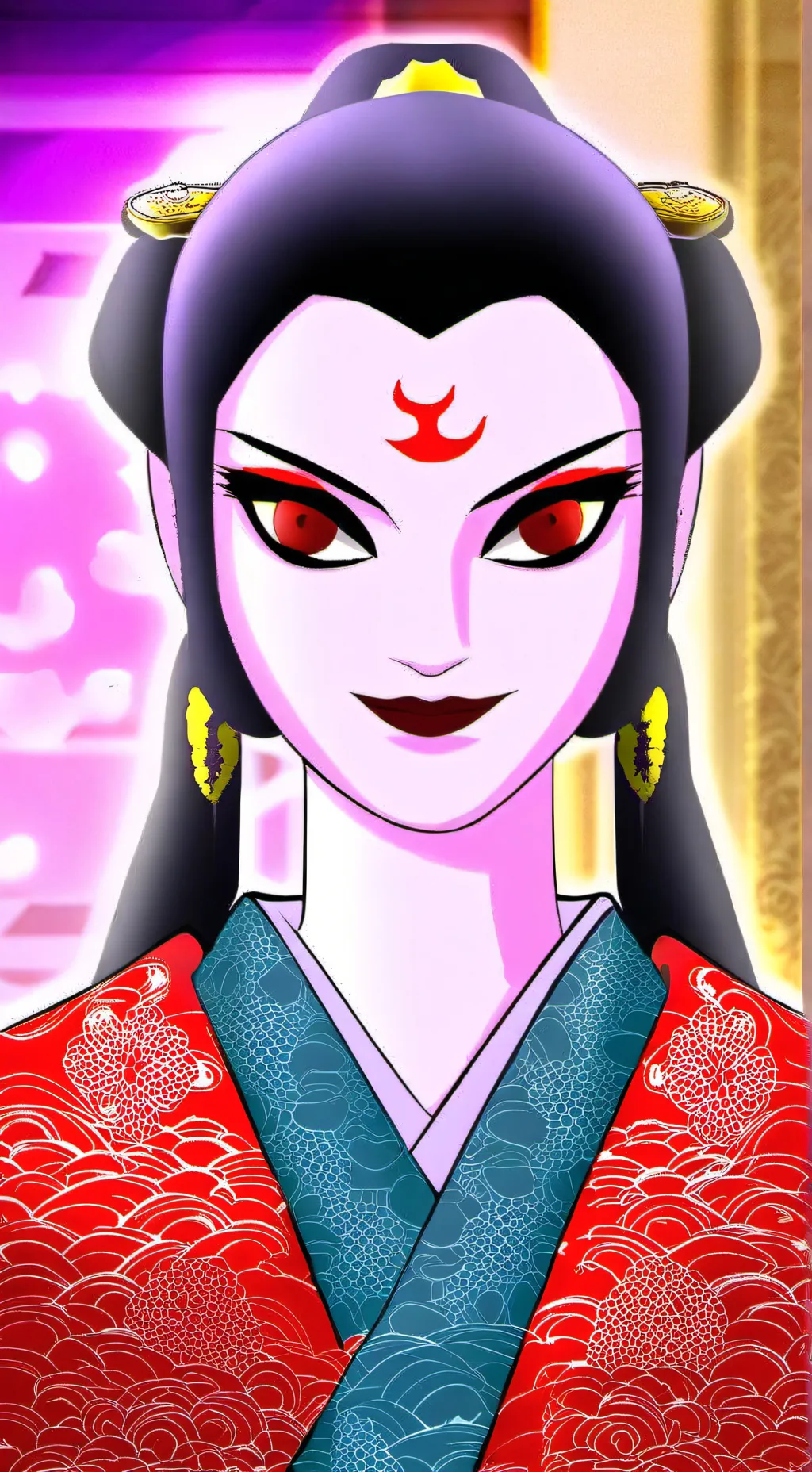 ai character: Celestia Muzan background