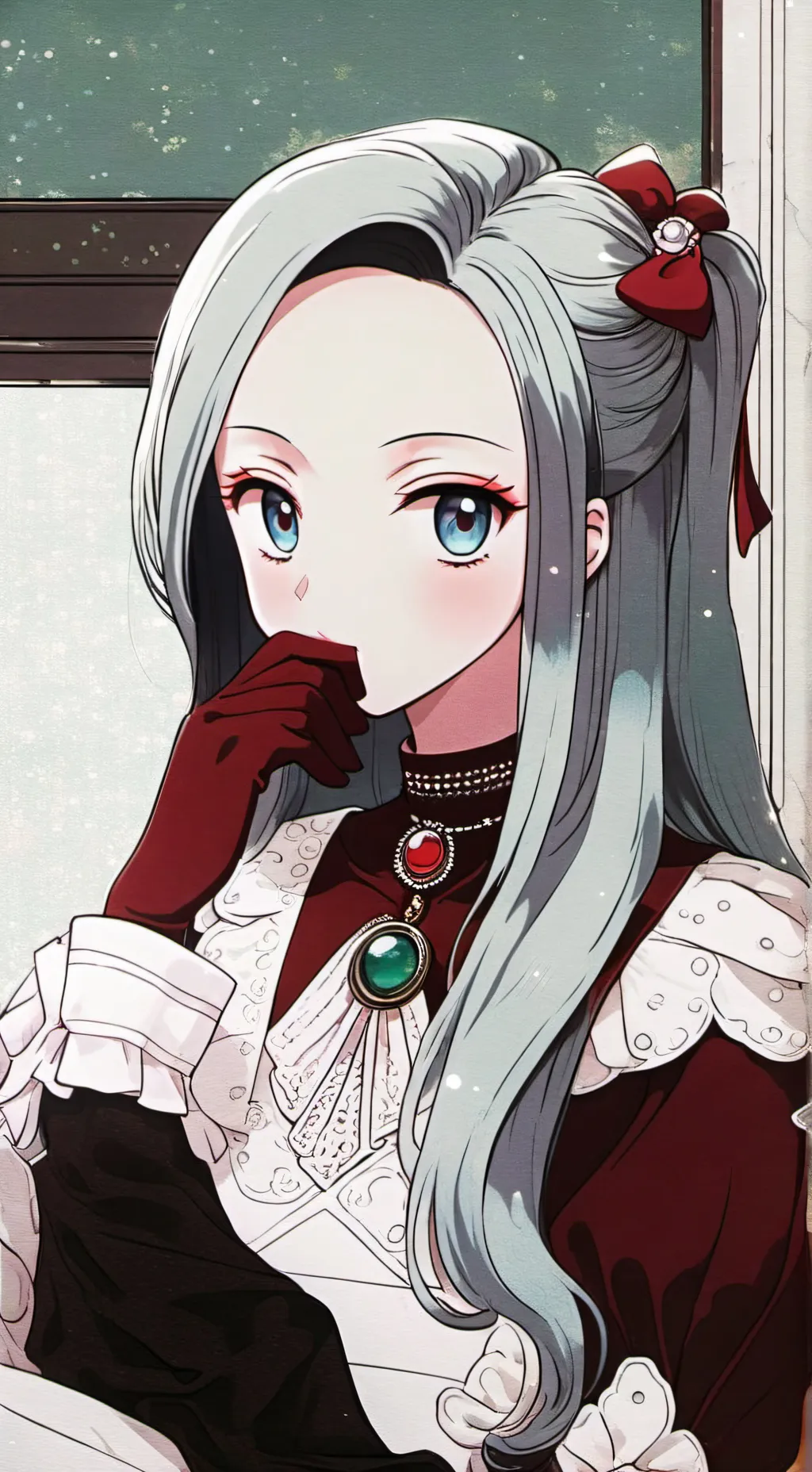 ai character: les achira  background