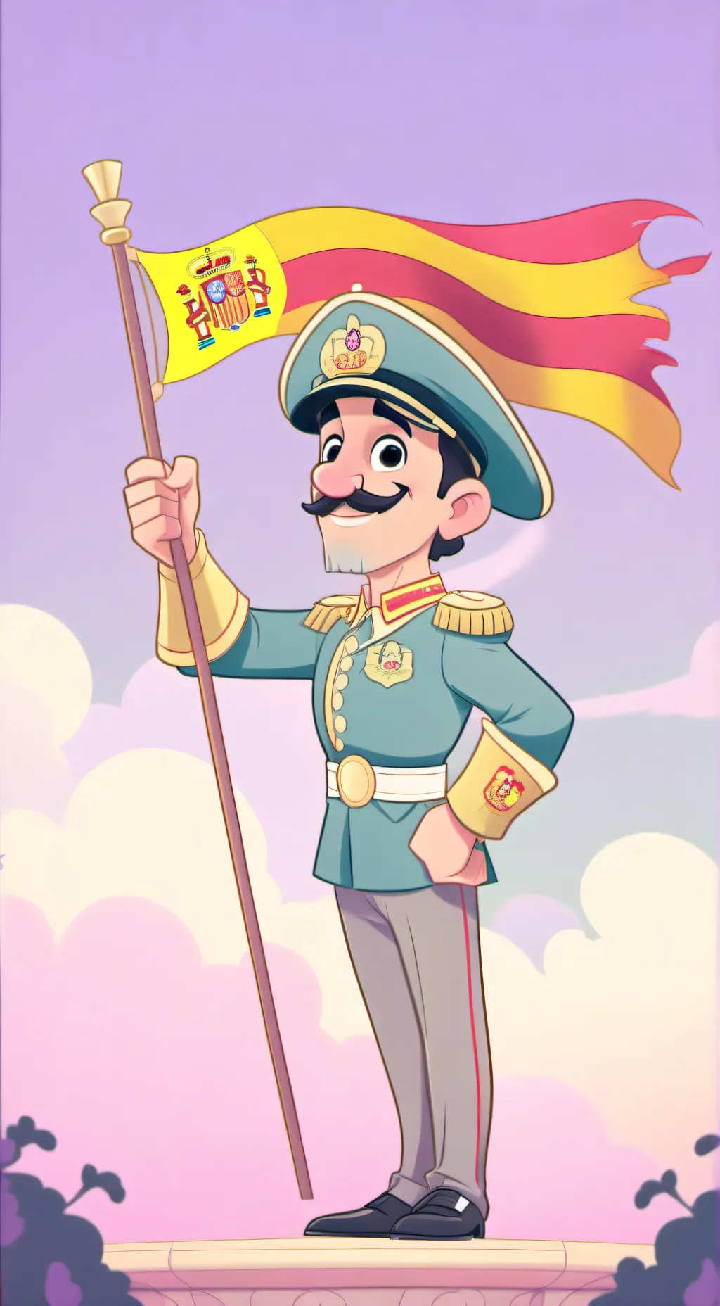 ai character: España background