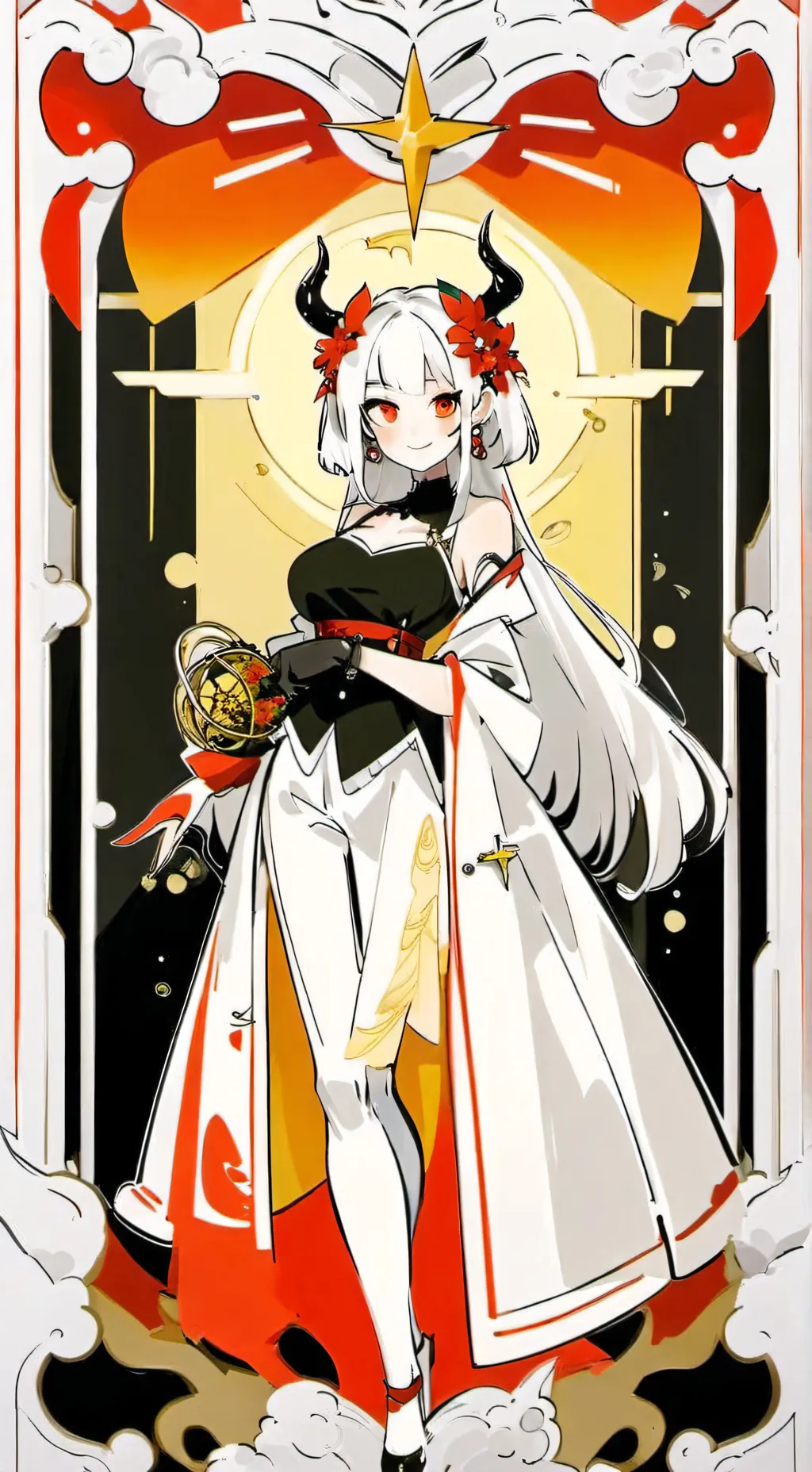 ai character: Sakura background