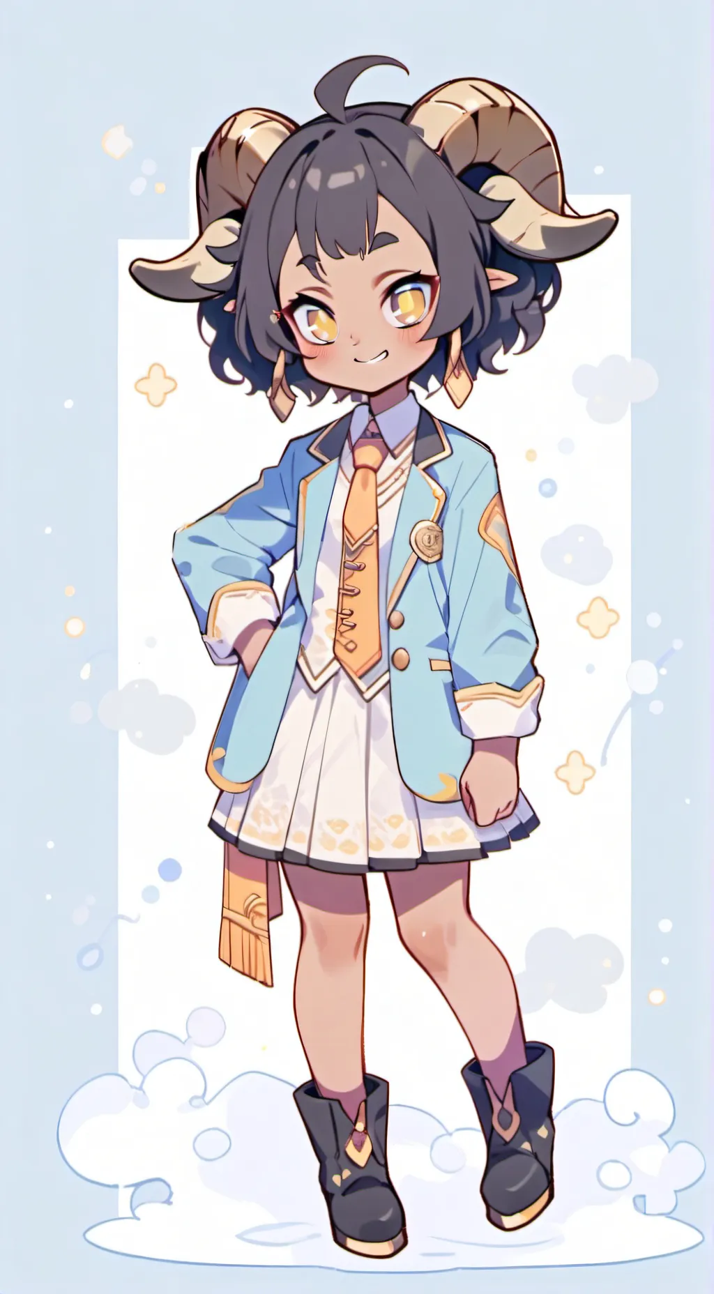 ai character: Mha (famous) background