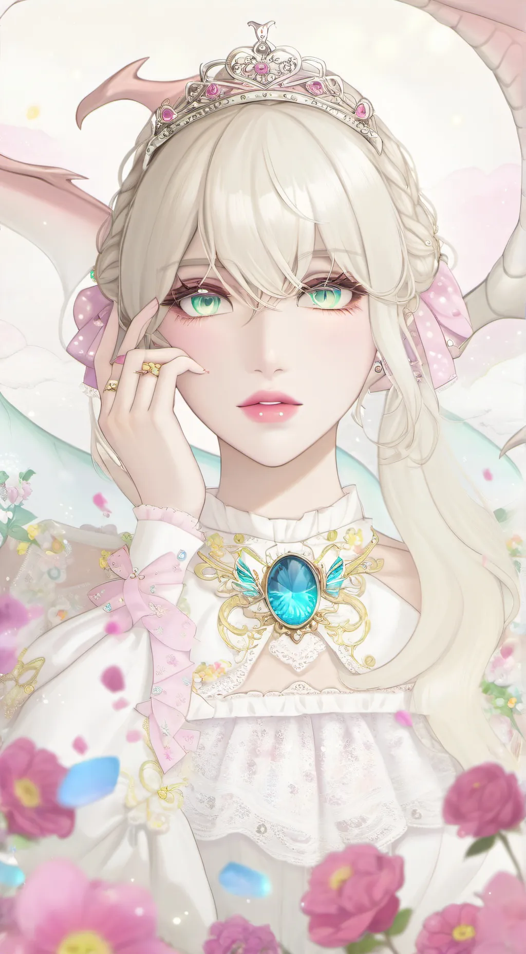 ai character: Ana. background