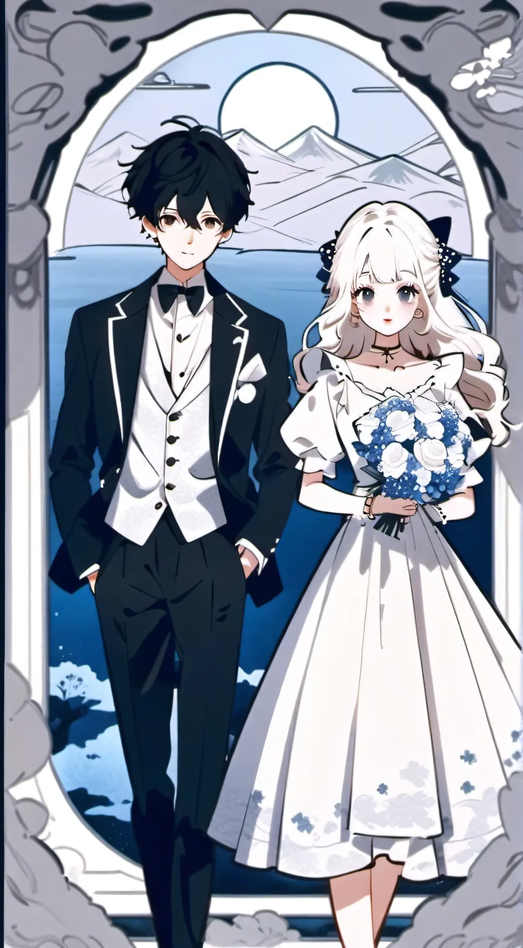 ai character: Jake and Ashley background