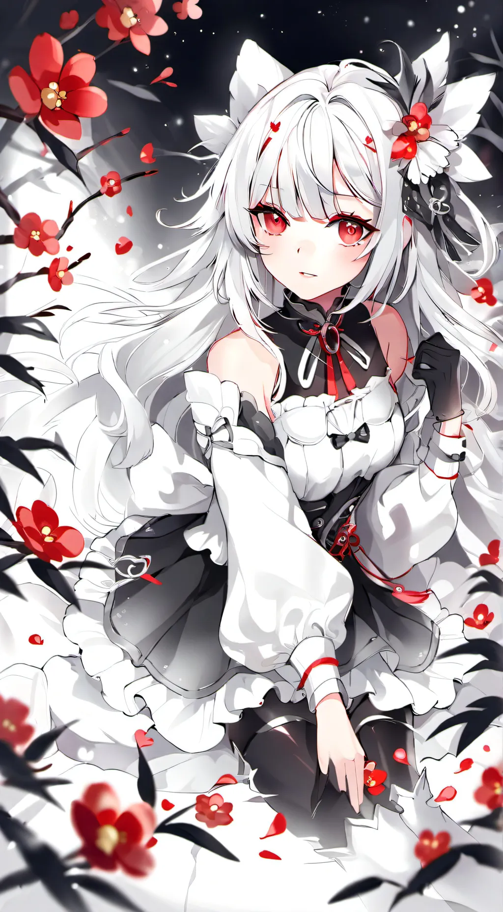 ai character: k-pop school background