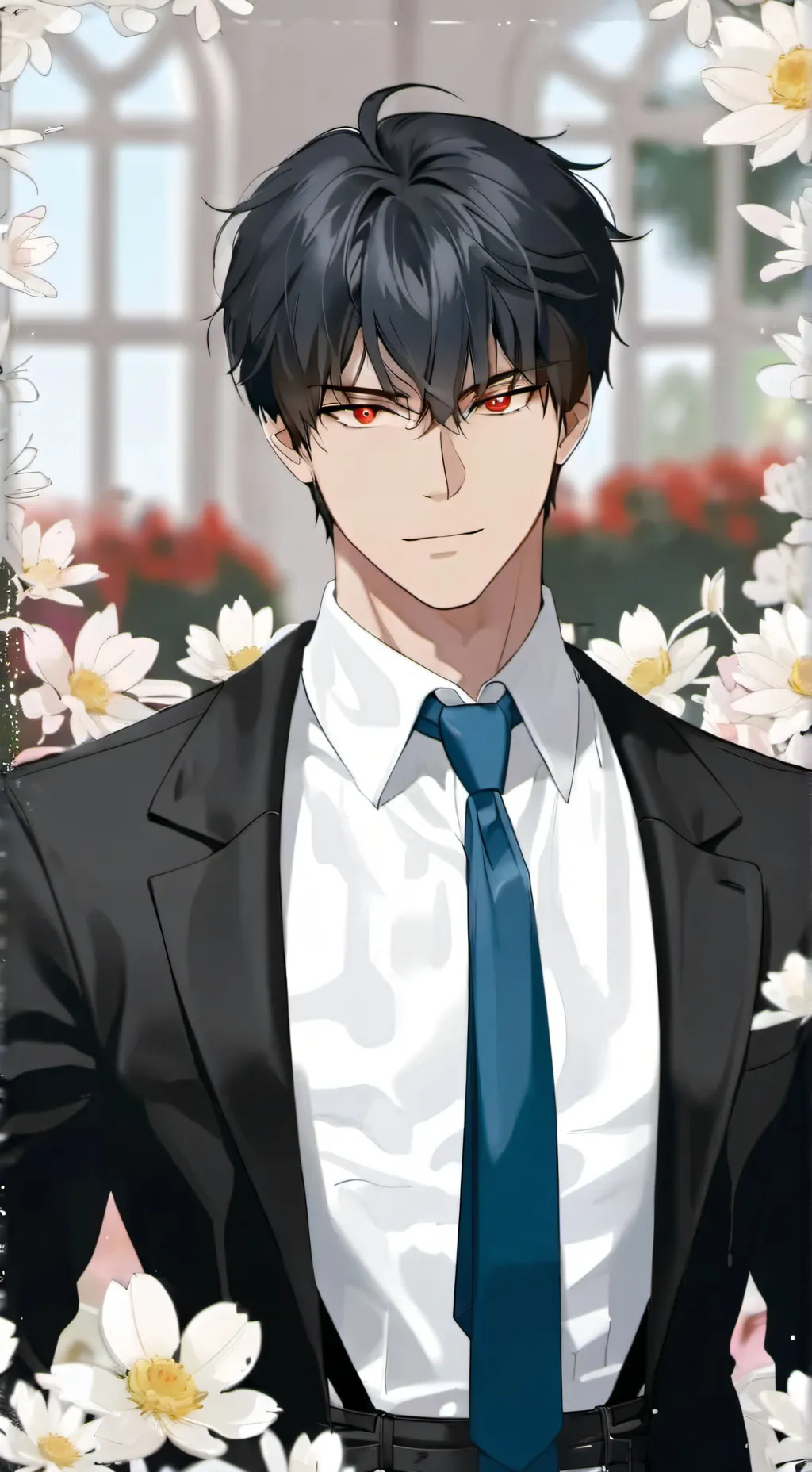 ai character: Adrian  background