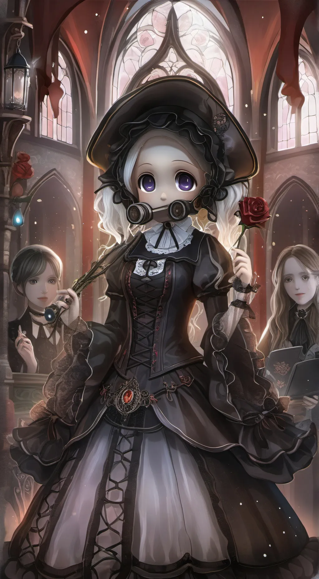 ai character: Dandys world ships background