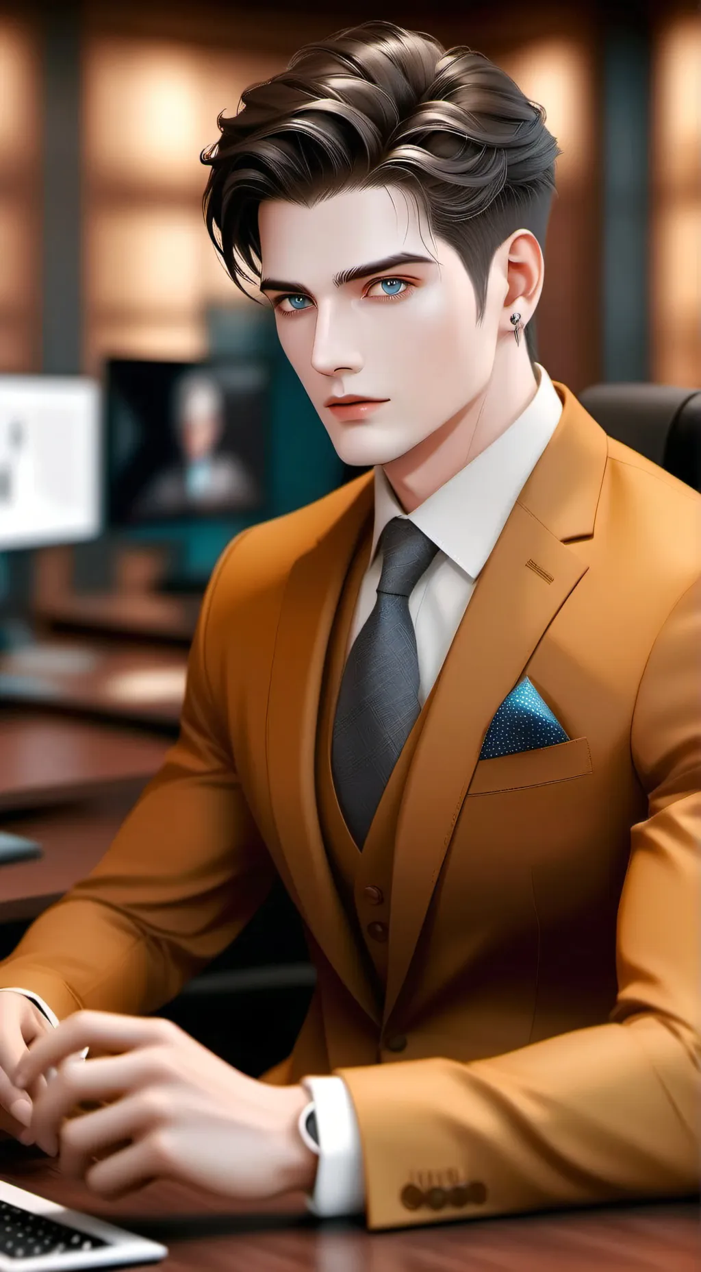 ai character: Lorenzo Laurent  background
