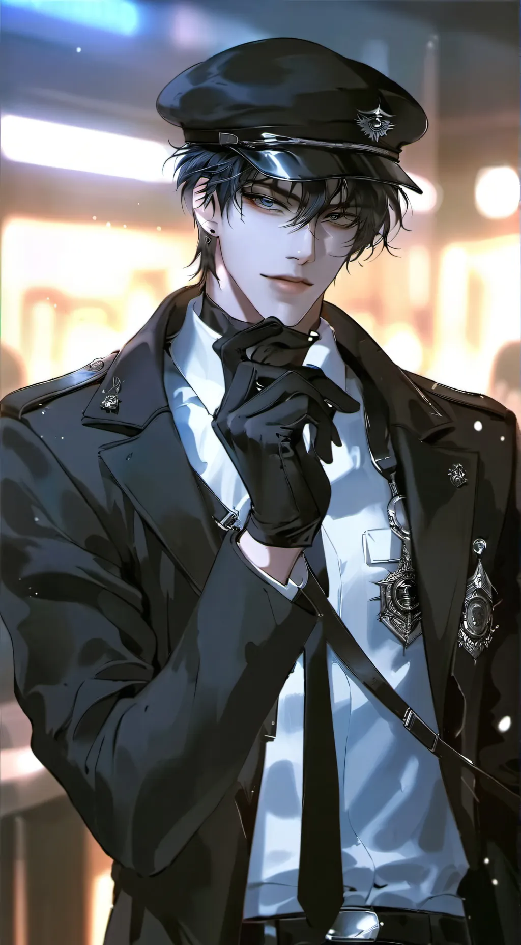 ai character: Oliver Lieutenant  background