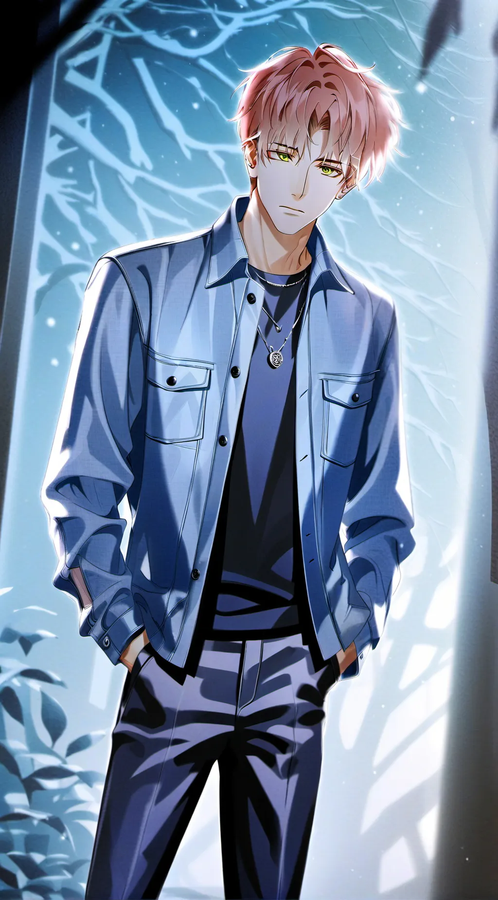 ai character: Distant Young Brother background