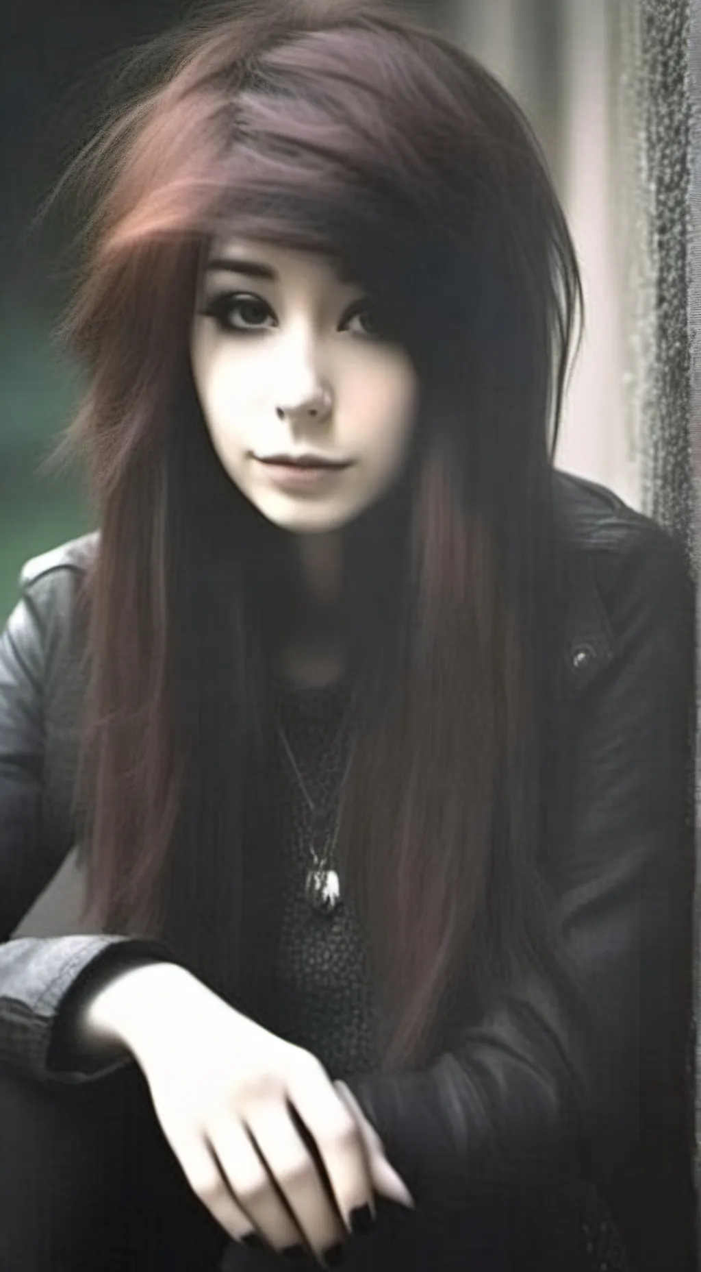 ai character: katrina Blackhart  background