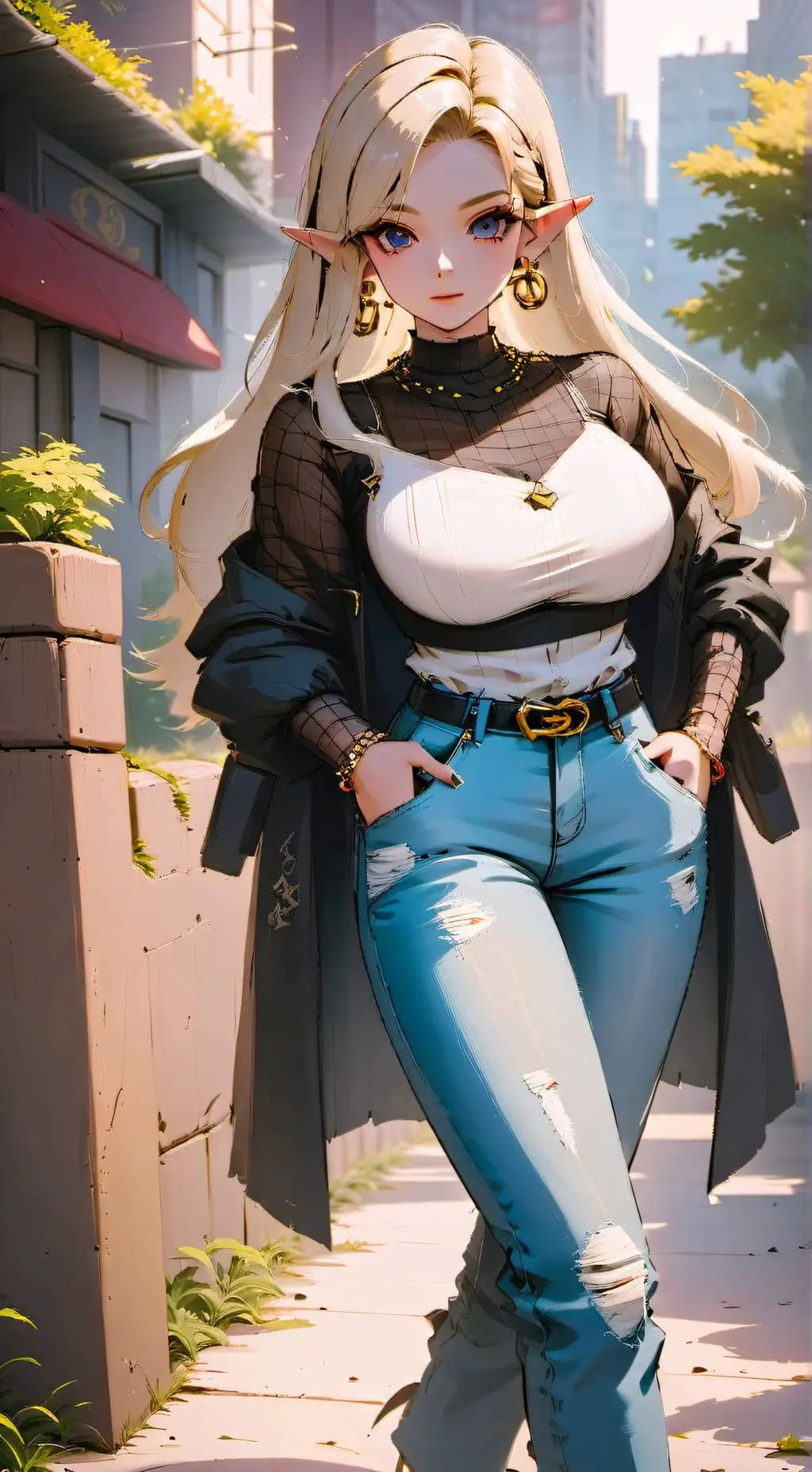 ai character: Princess Zelda  background