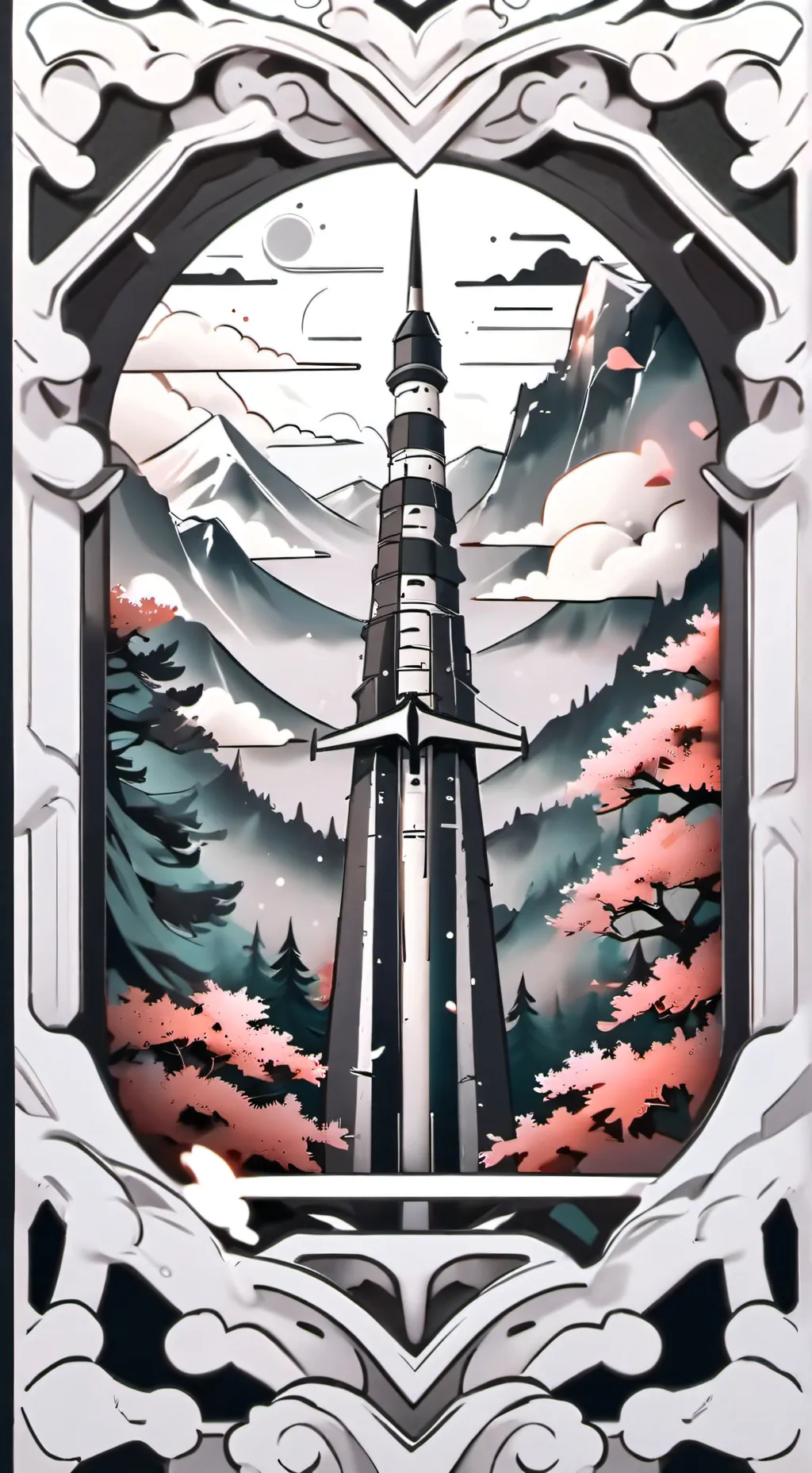 ai character: Manuel y bluey background