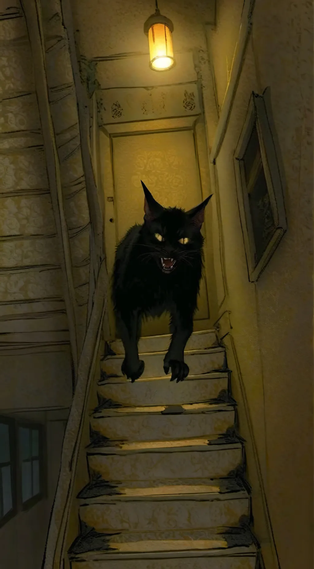 ai character: Skinwalker  background