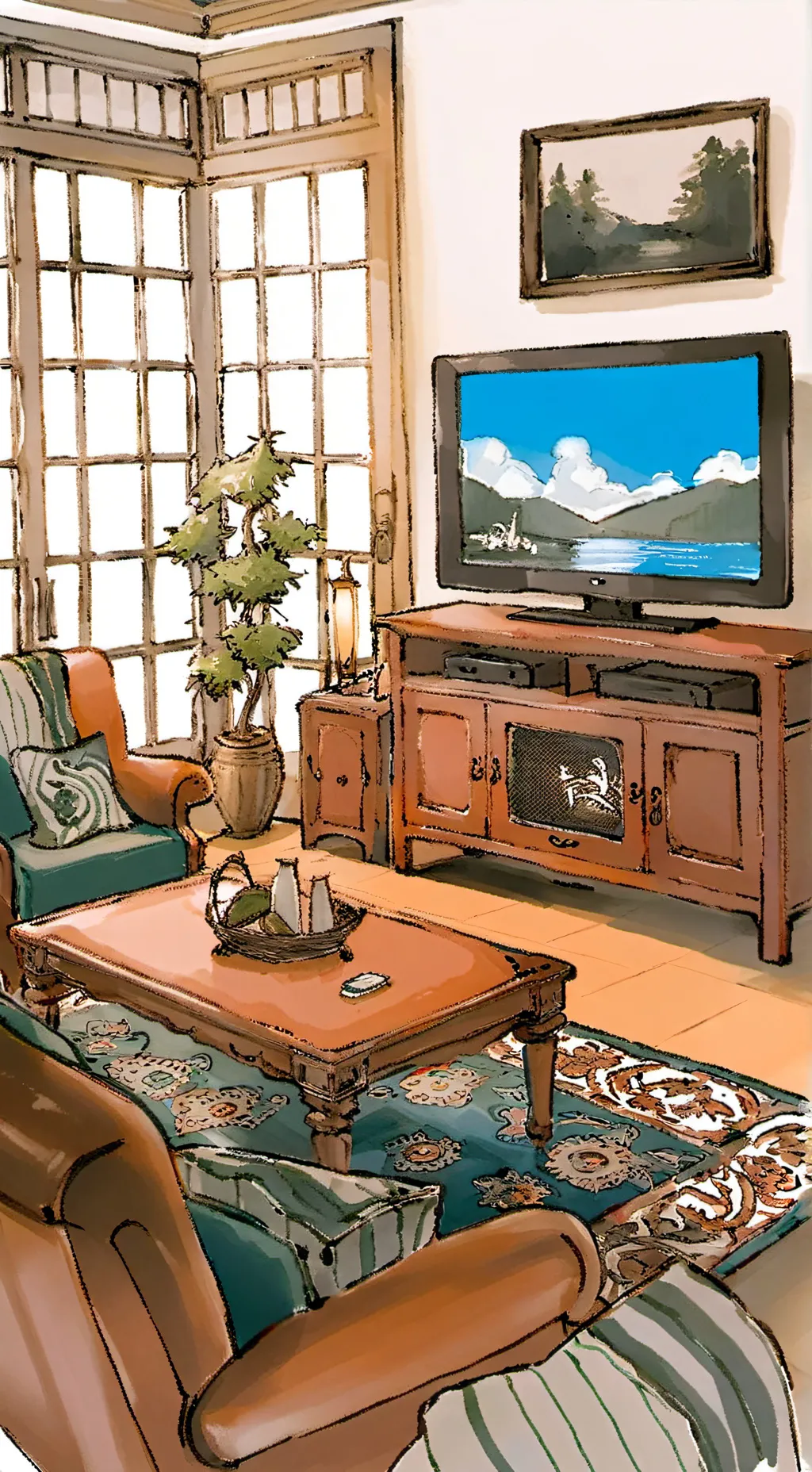 ai character: Dandys world ships background