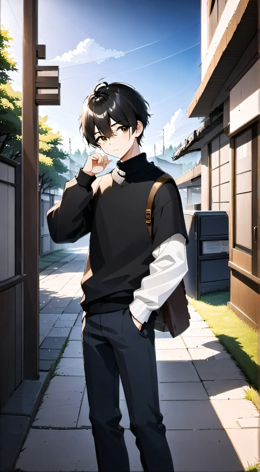 ai character: Артём background