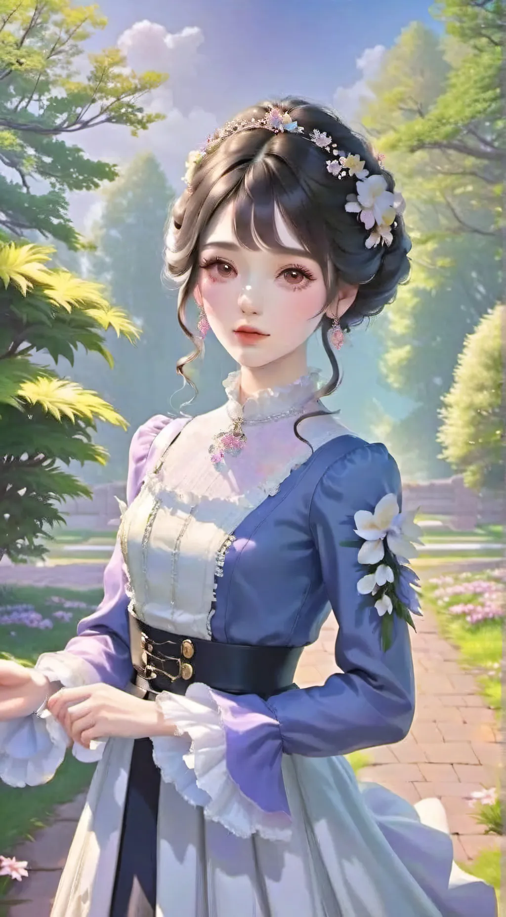 ai character: athena copote background