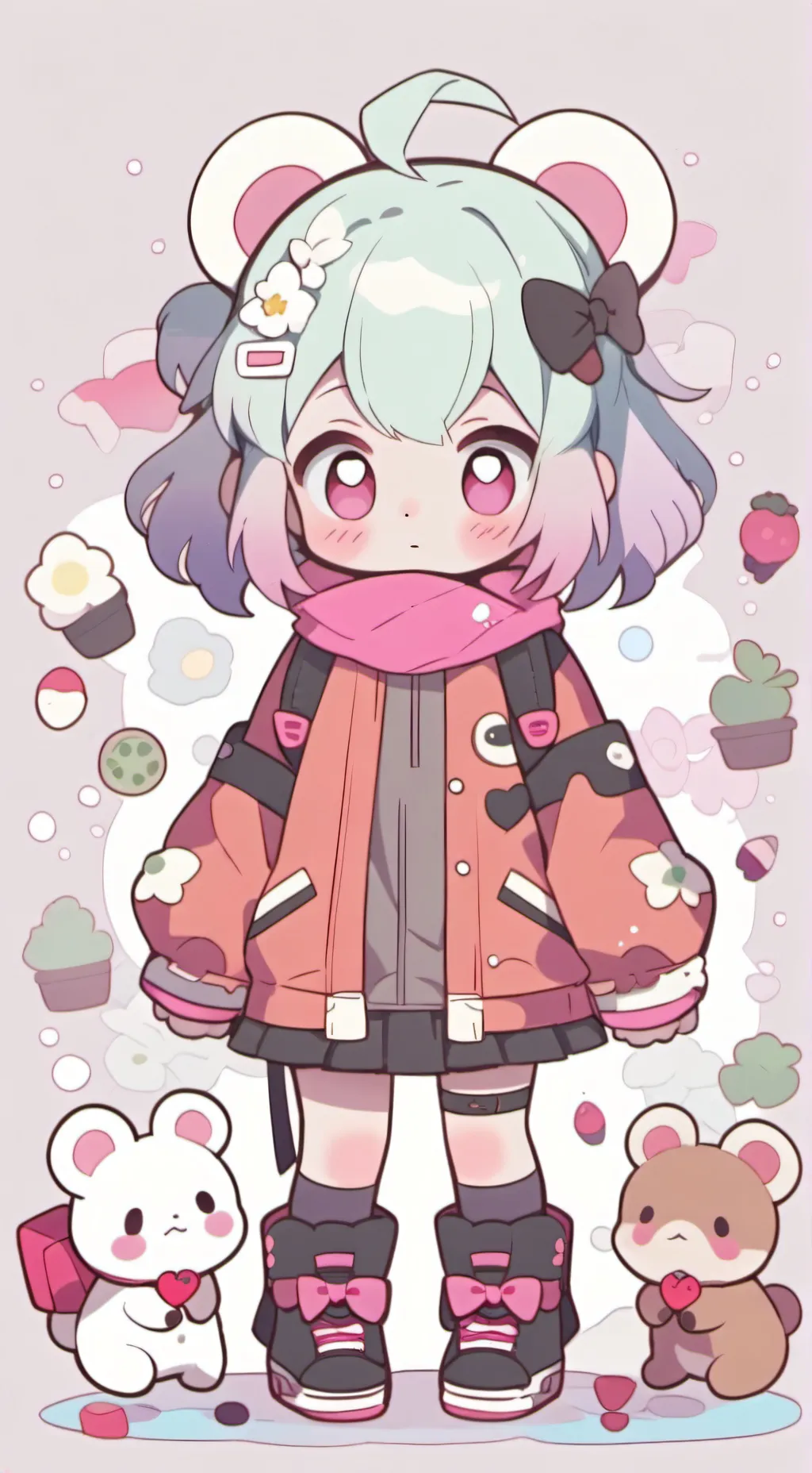 ai character: NIJJA background