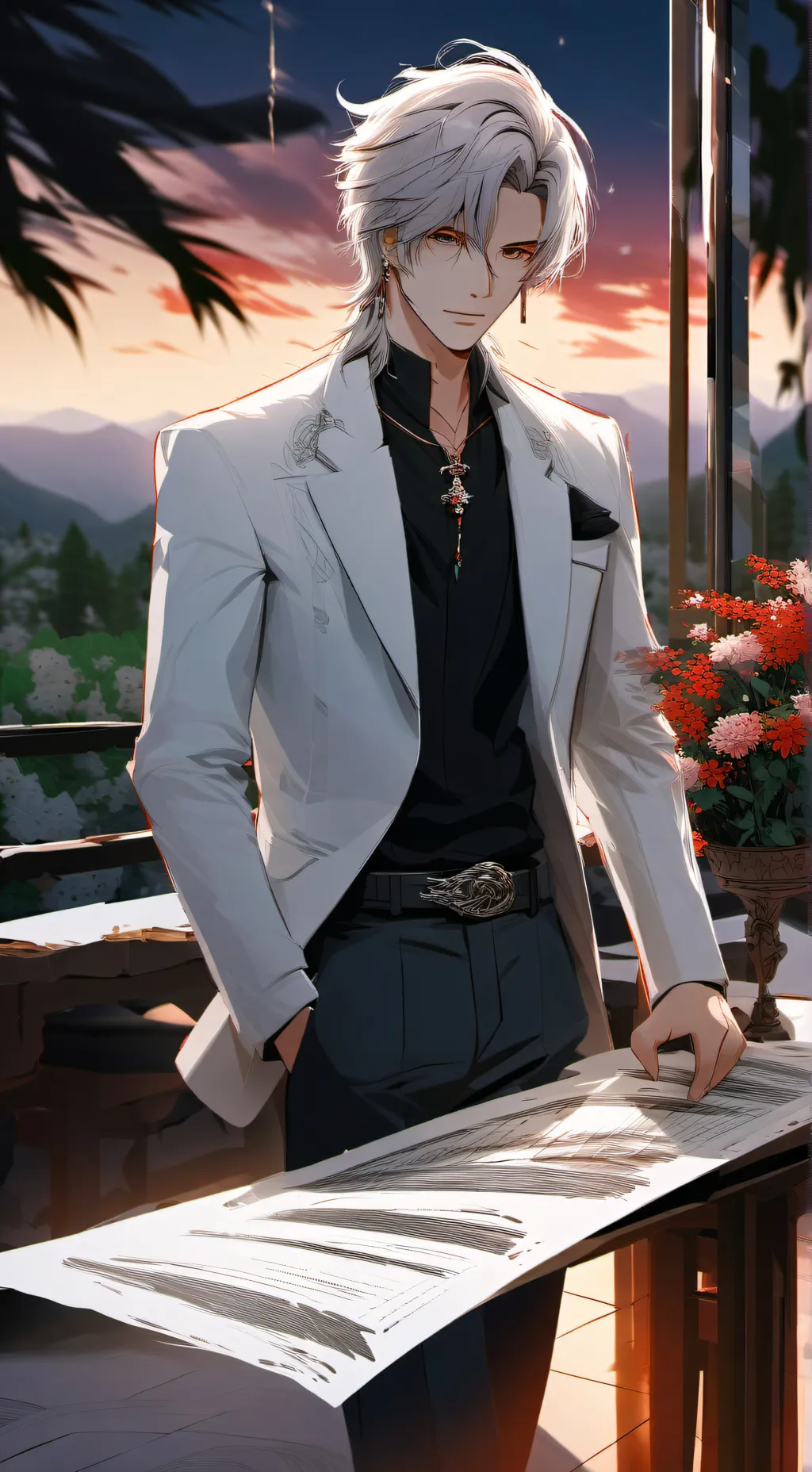 ai character: Оскар background