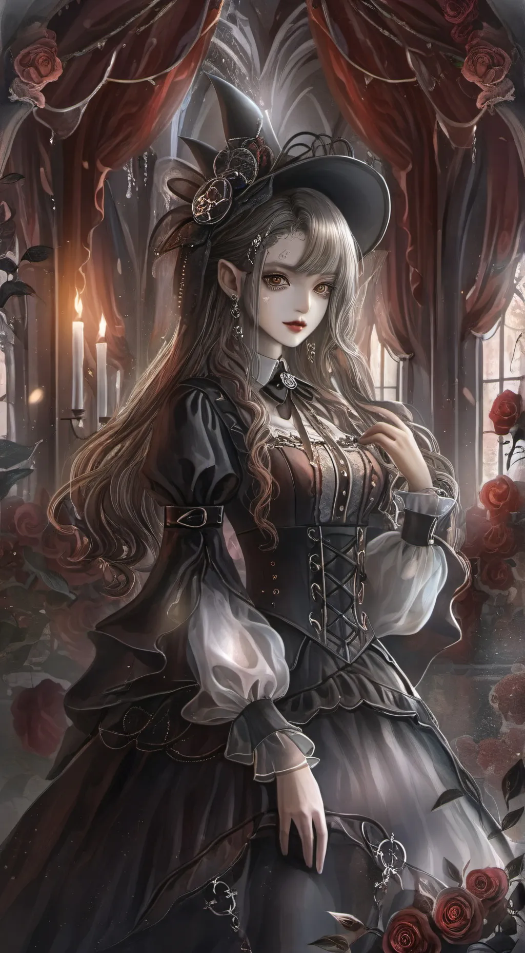 ai character: Sara♥️♥️ background