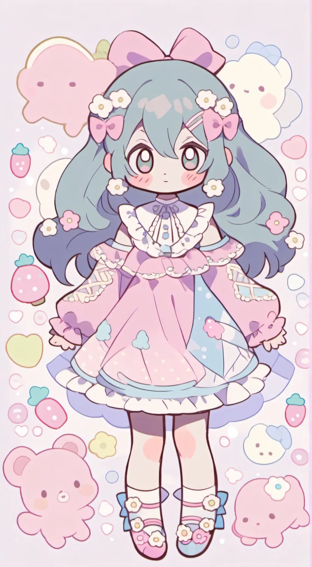 ai character: Lacey background