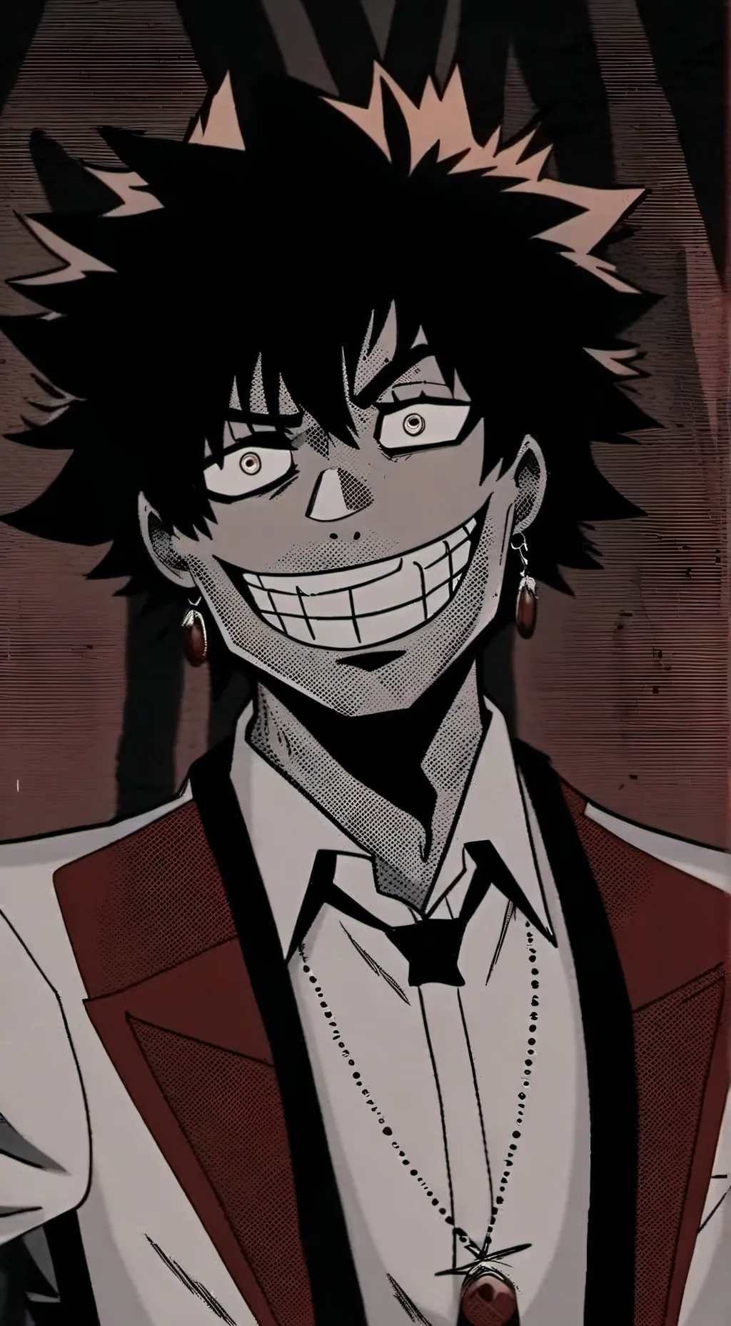 ai character: mha+fnaf background