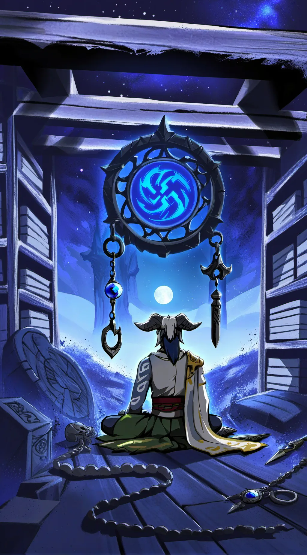 ai character: dw killer au  background