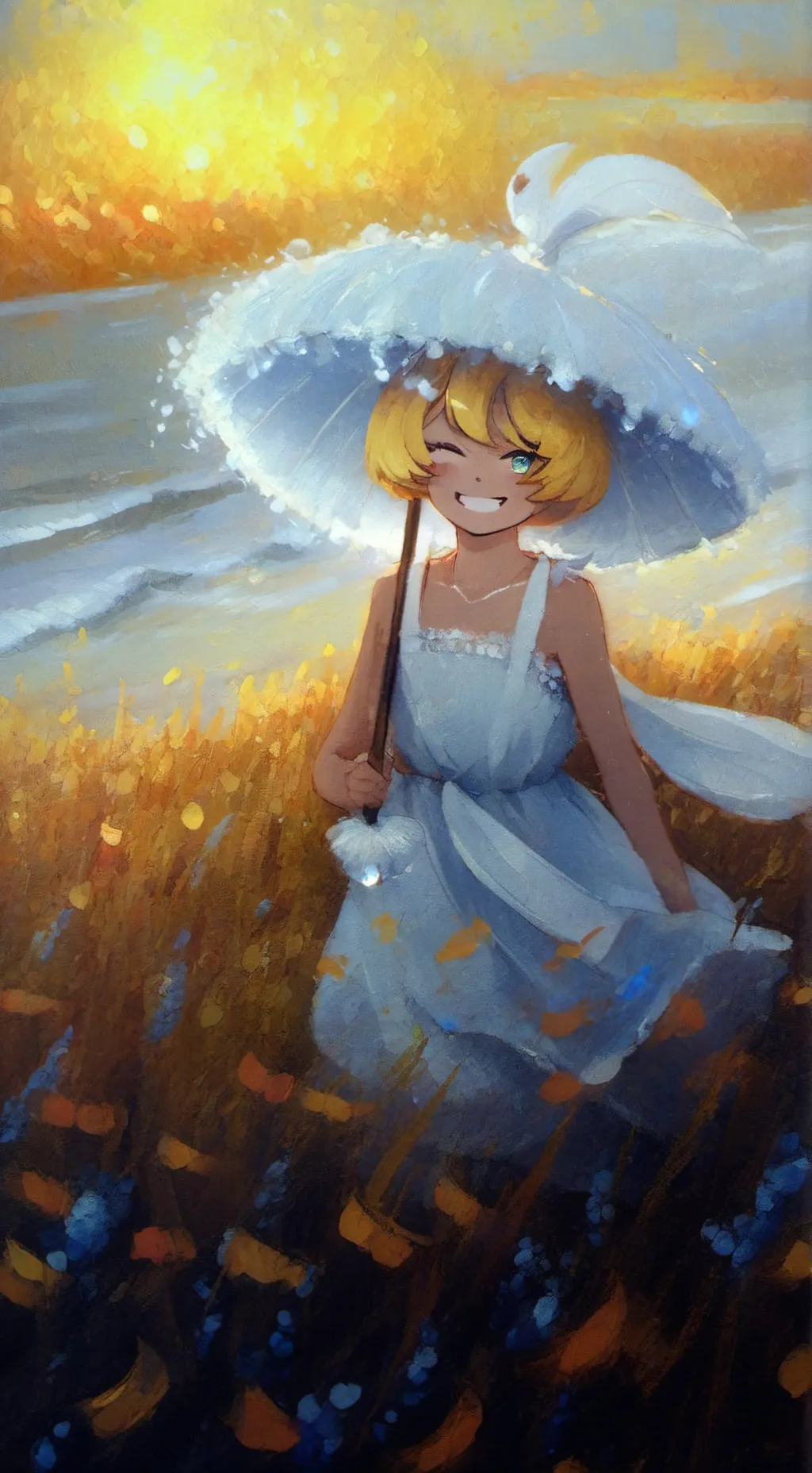 ai character: i like you trend background