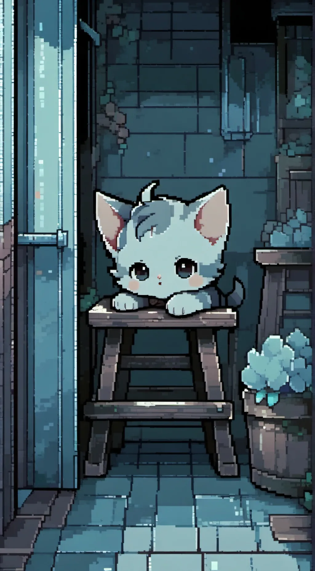 ai character: KITTYYYYYYYY background