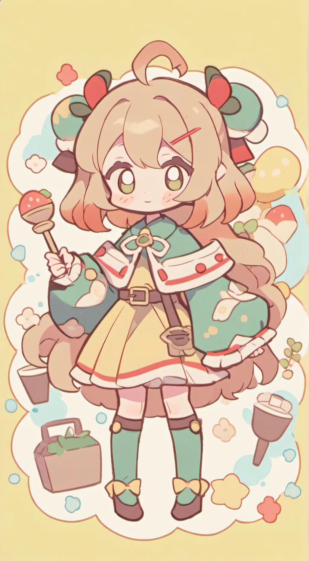 ai character: Alastor ♥️💖 background