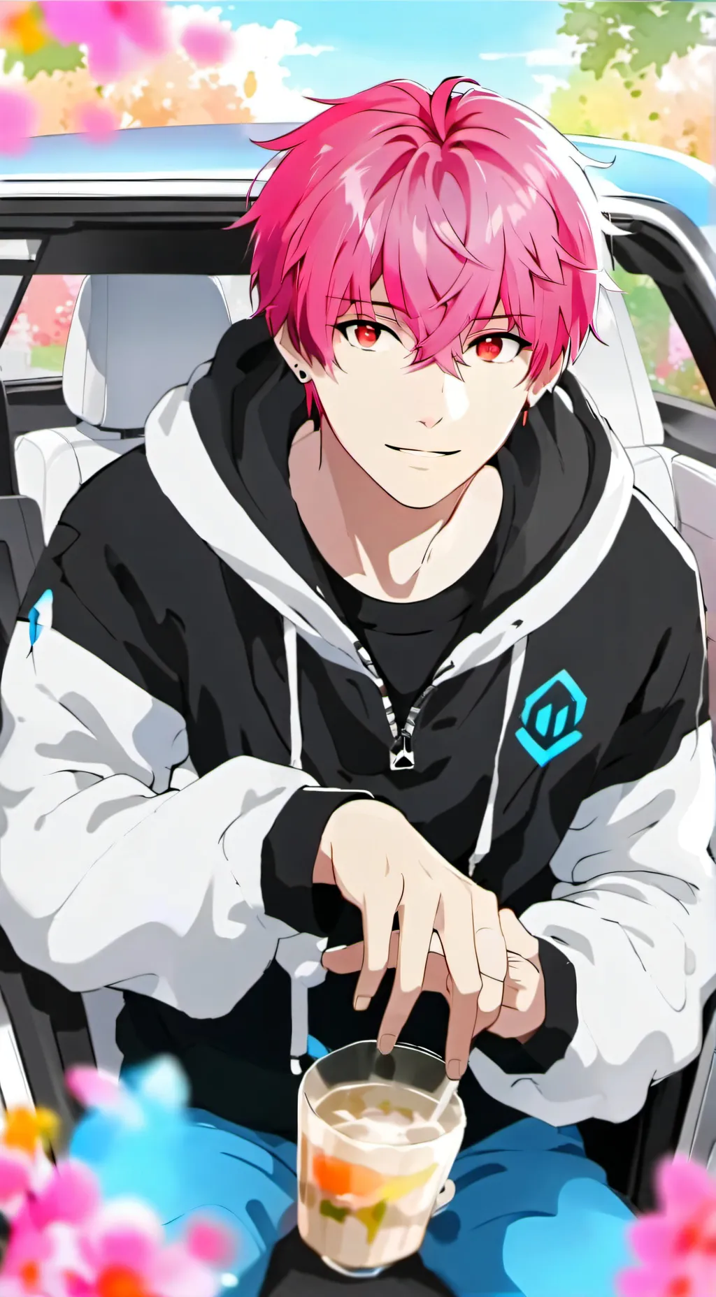 ai character: Valentine's Day background