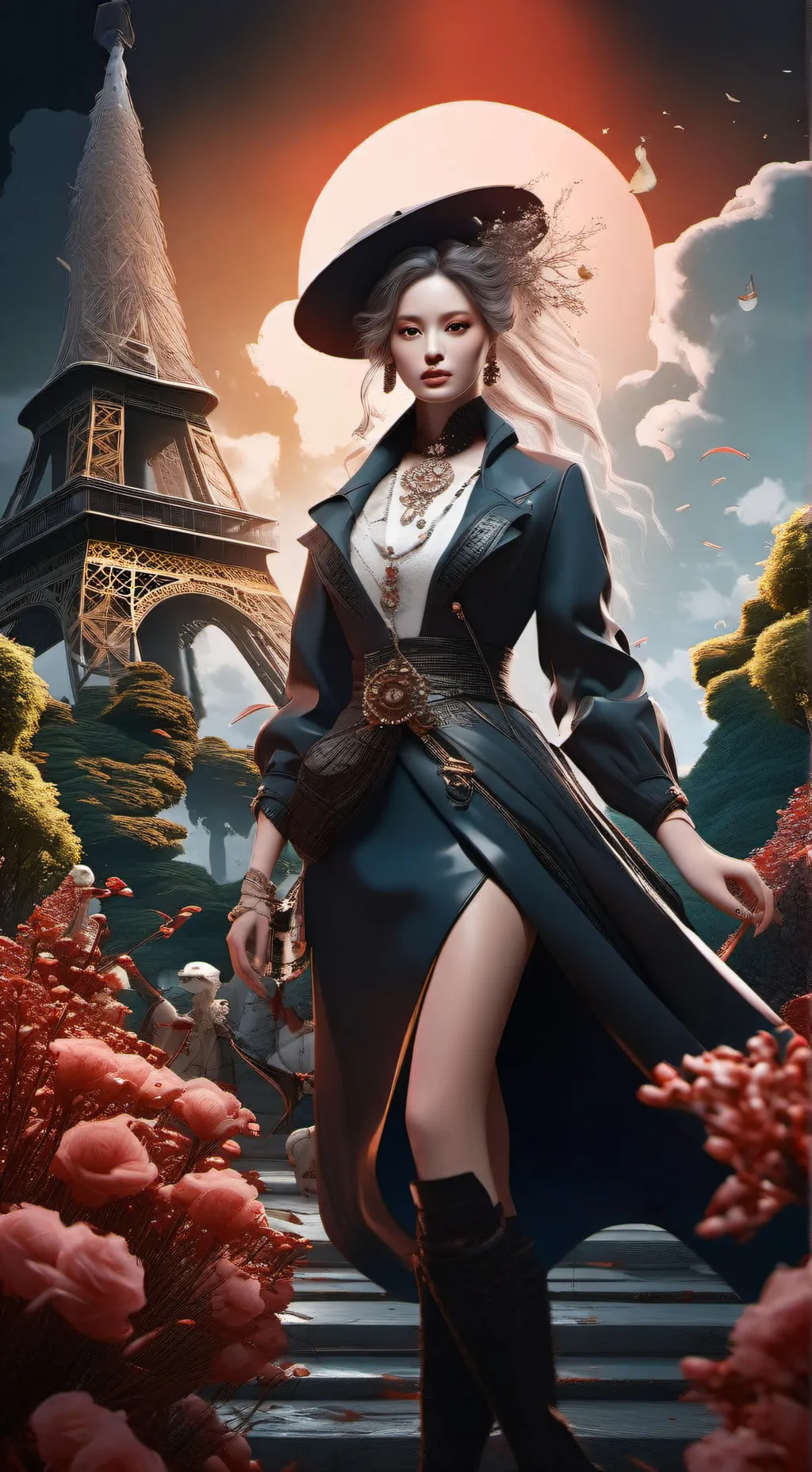 ai character: Paris🇫🇷 background