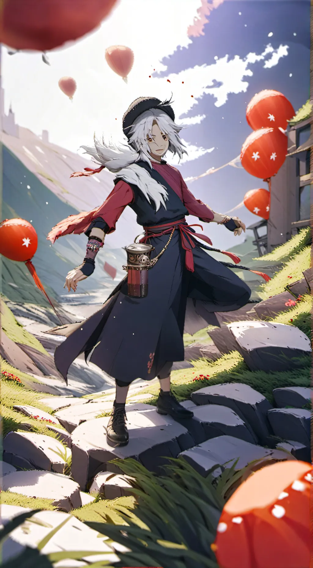 ai character: kny y tú  background