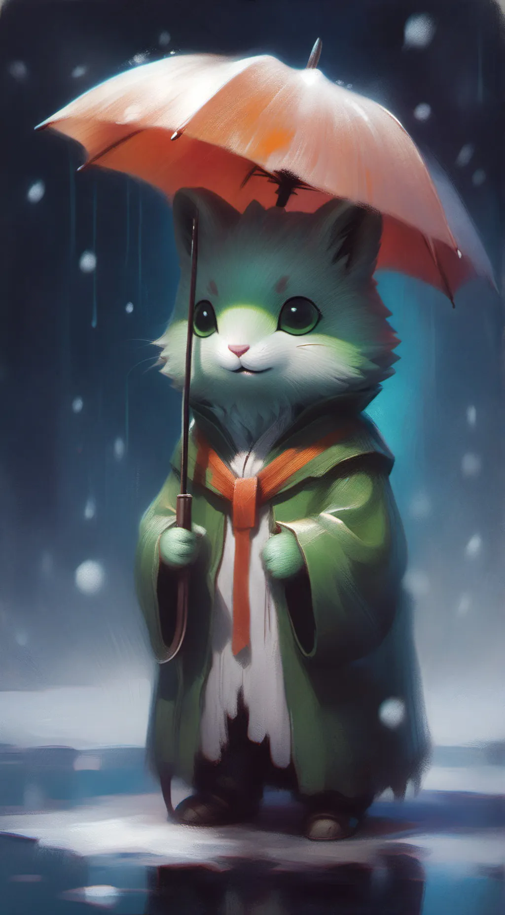 ai character: Saint slugcat background