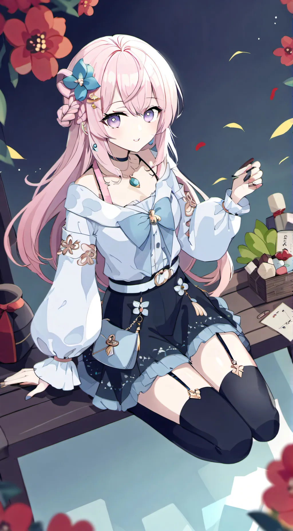 ai character: Maya background