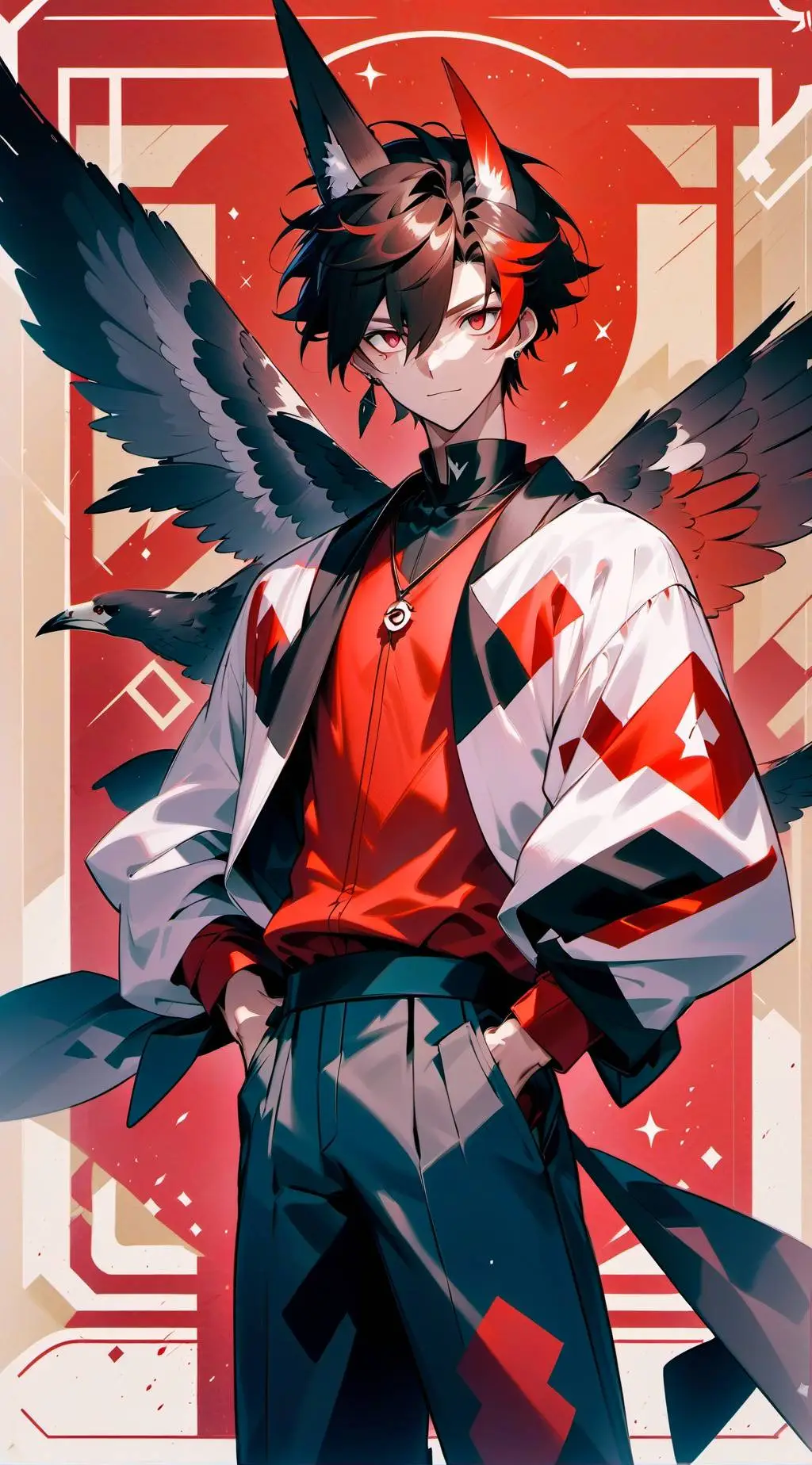 ai character: alastor  background