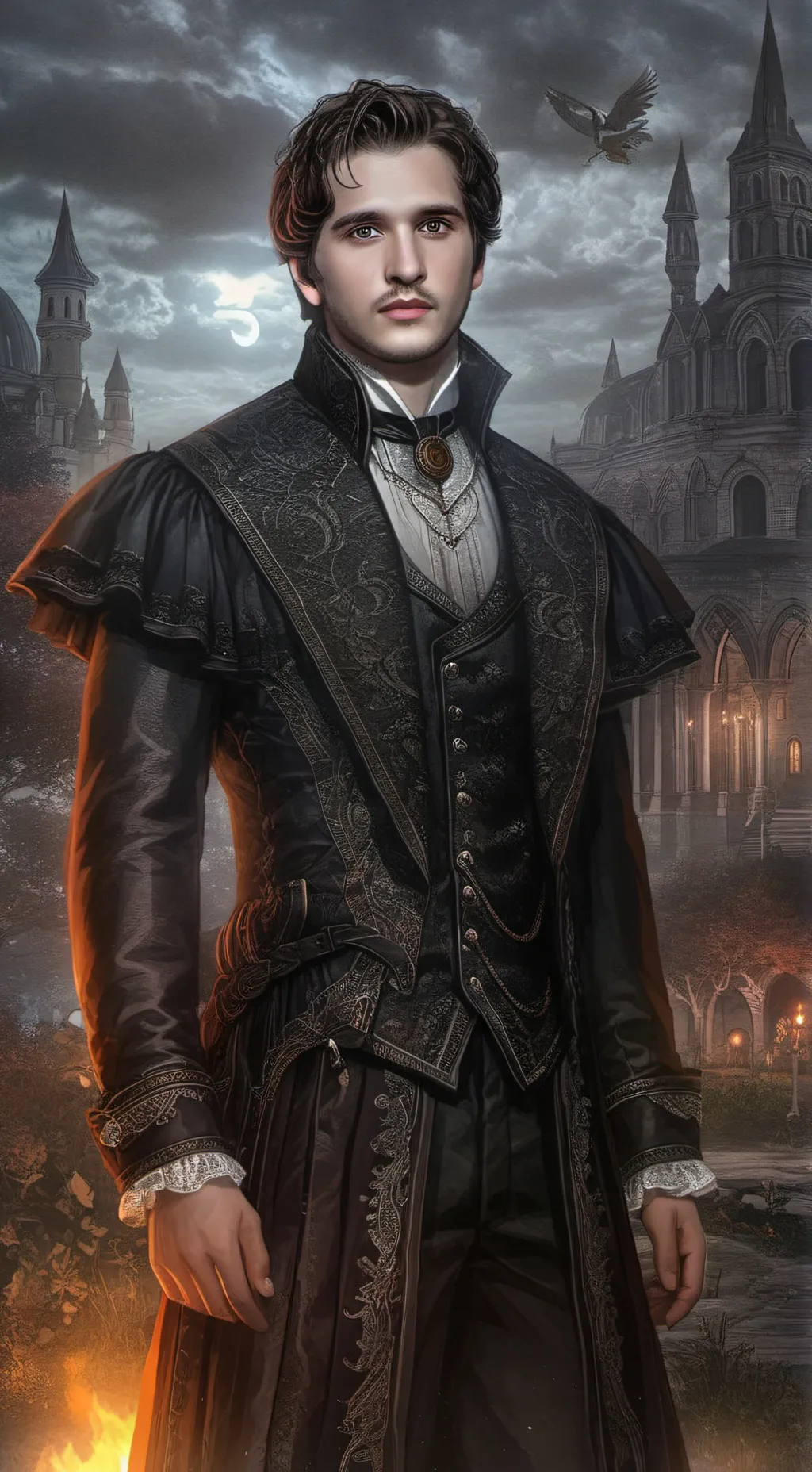 ai character: Chrisyan  background