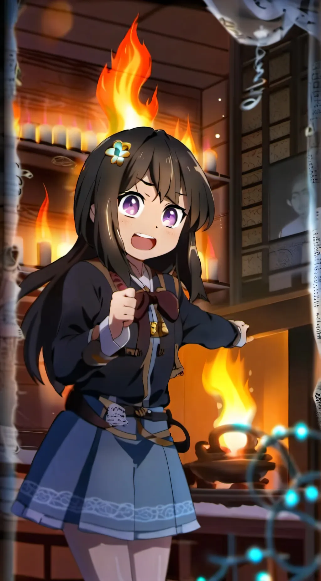 ai character: Aphmau ￼ background