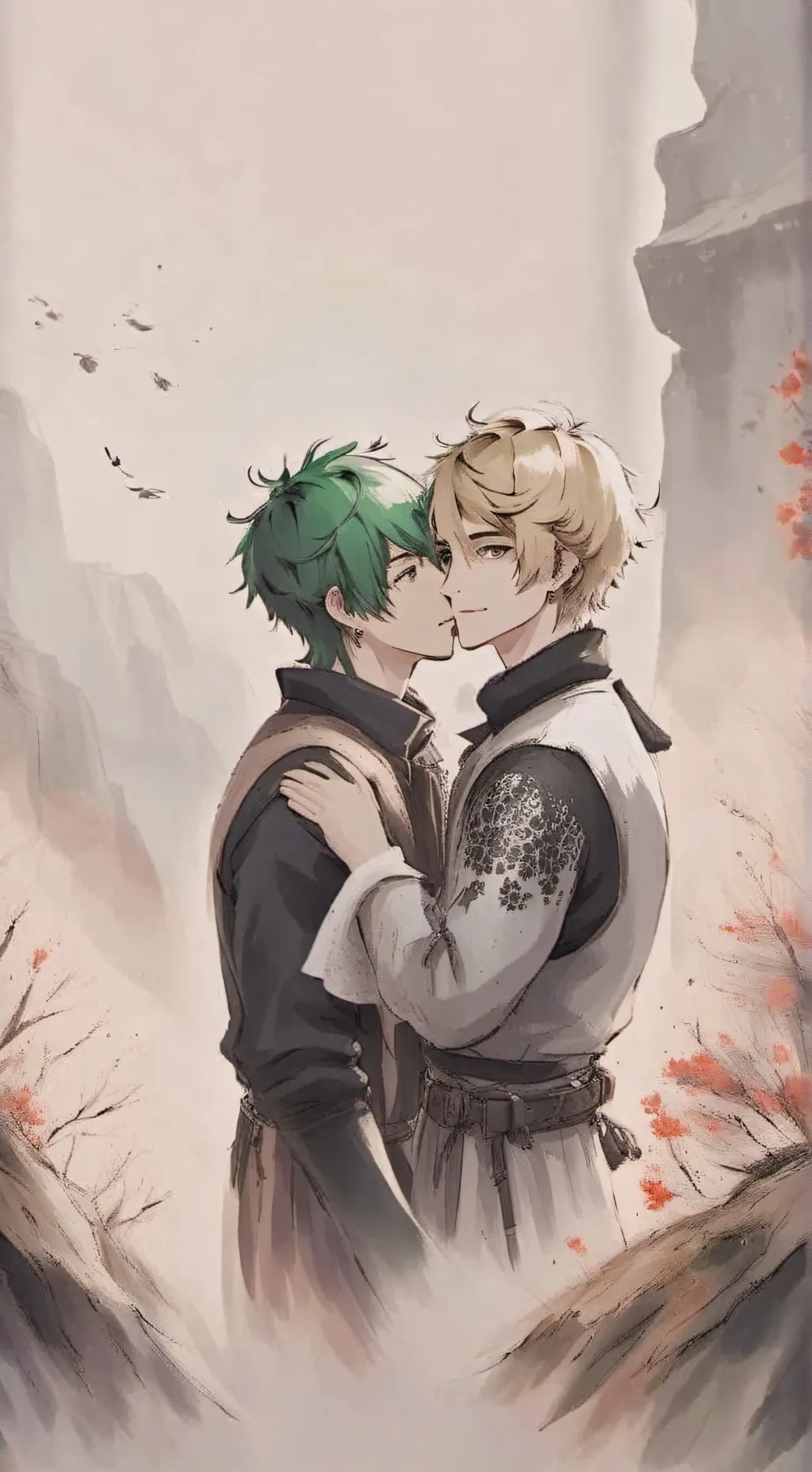 ai character: BAKUDEKU💚🧡💚🧡💚🧡💚🧡💚🧡 background