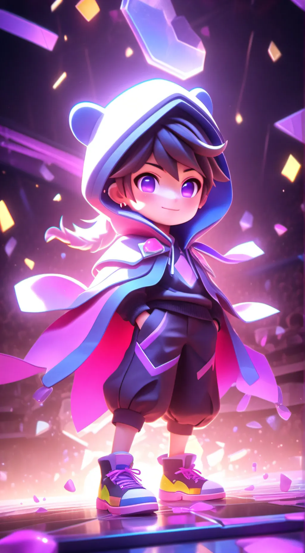 ai character: Sprunki pregnant background