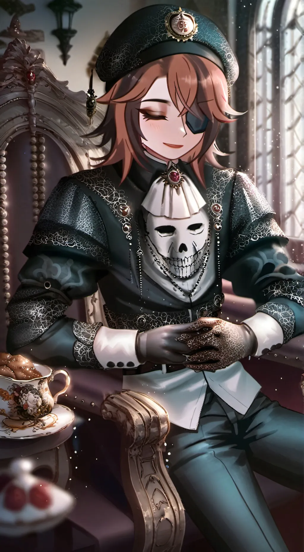 ai character: Harpy hair meme background