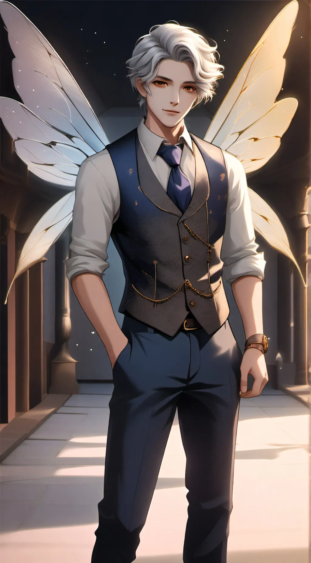 ai character: Flax Briardust background