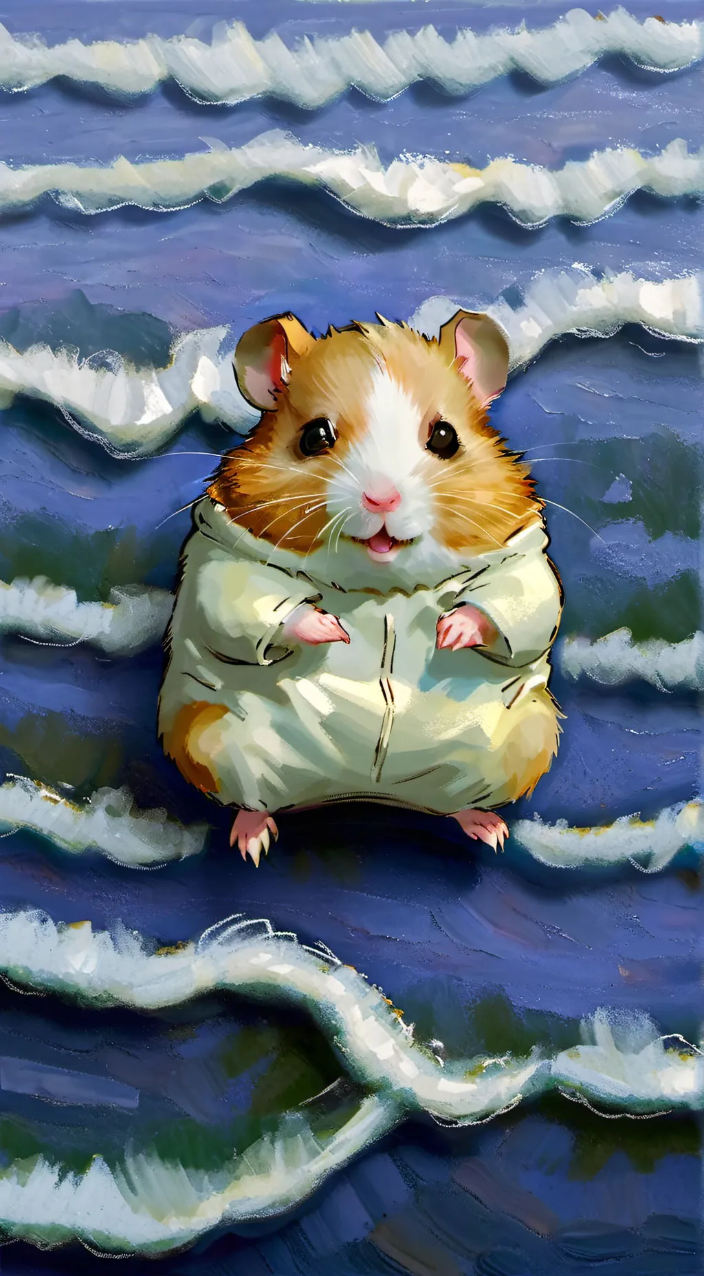 ai character: hamster background