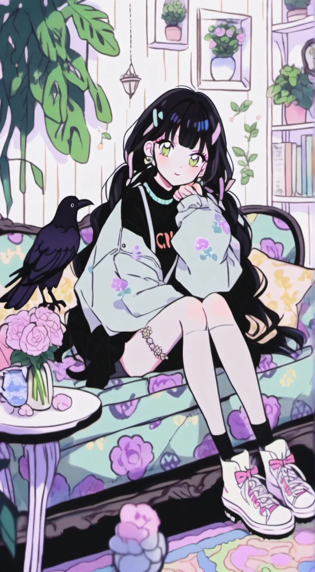 ai character: amui background