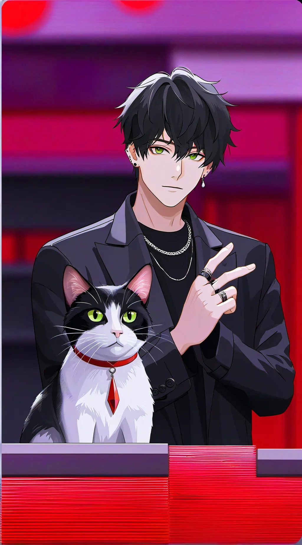 ai character: even background