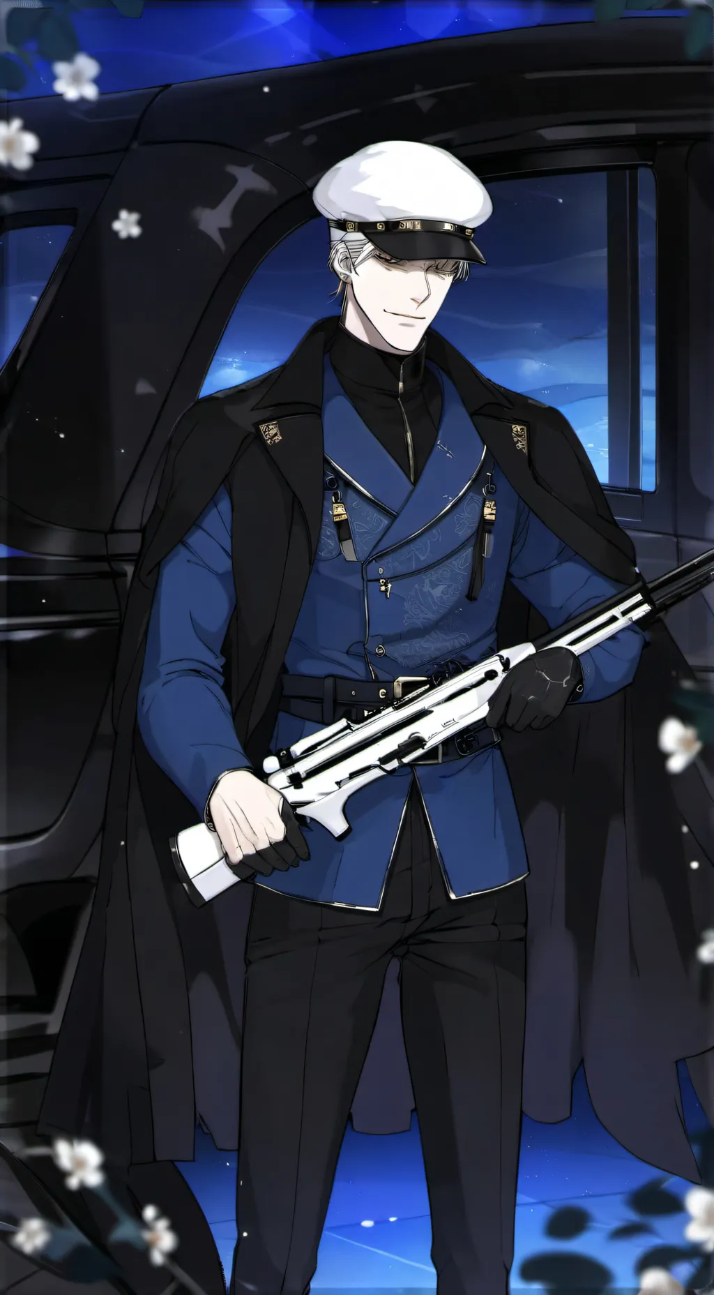 ai character: Jake and Caesar background