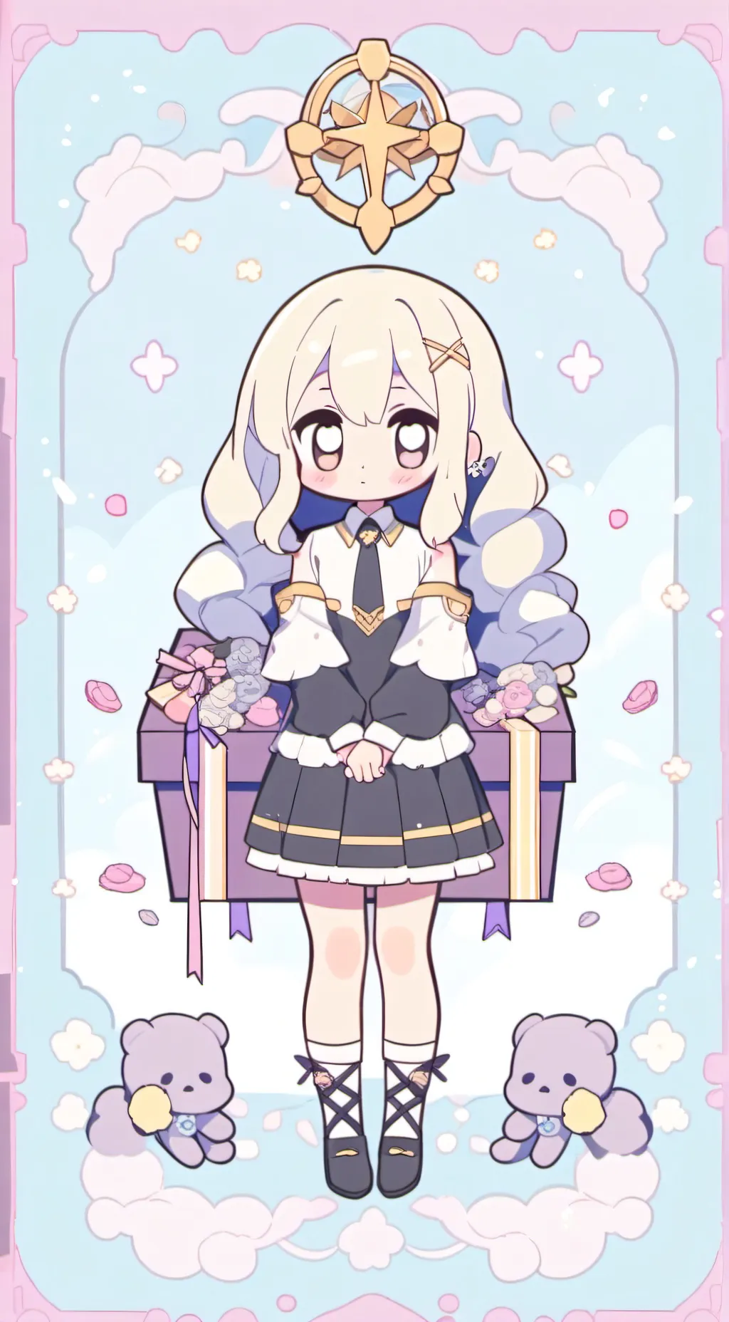 ai character: puger funeral background