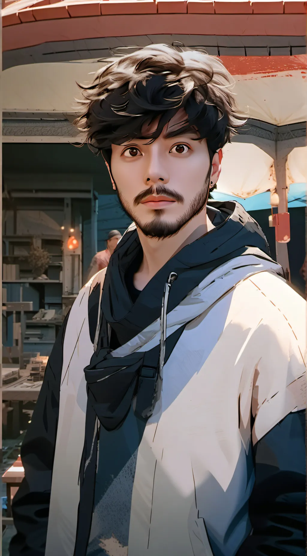 ai character: fede background